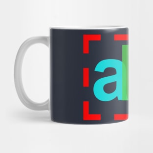 alphabets letters Mug